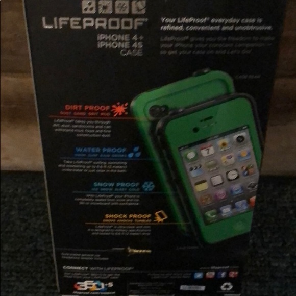 Green life proof case iPhone 4 and 4s - Picture 2 of 2
